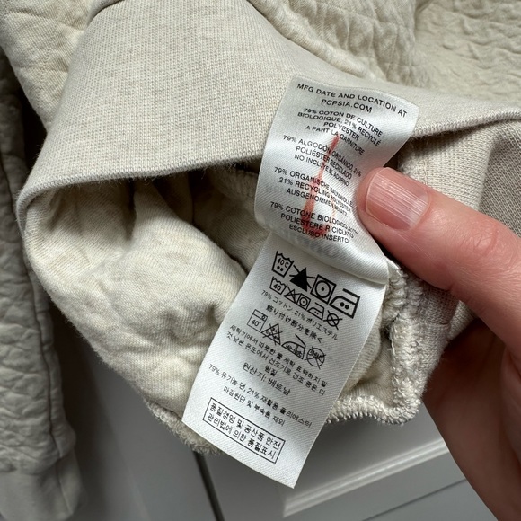 Patagonia Women’s Organic Cotton Snap-T Pullover / Medium / “Toasted White” - Picture 9 of 11